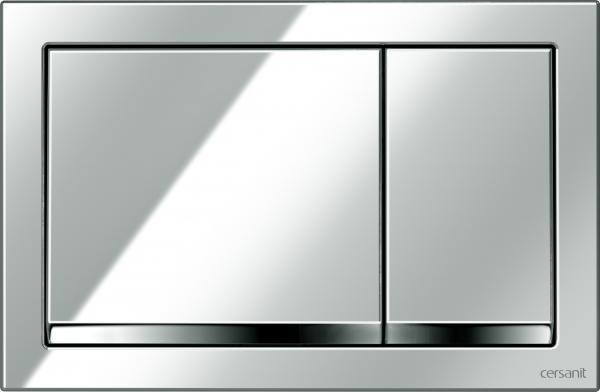 Кнопка: ENTER, хром блестящий, универсальная, Сорт1 Cersanit BU-ENT/Cg